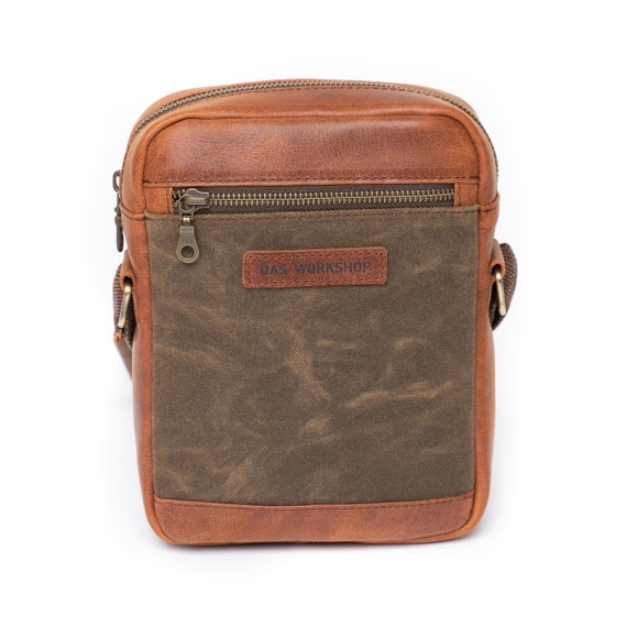 ショルダーバッグ BROWN LEATHER CROSSBODY BAG Leather Crossbody Bag, Brown Crossbody Bag, Men Shoulder Bag