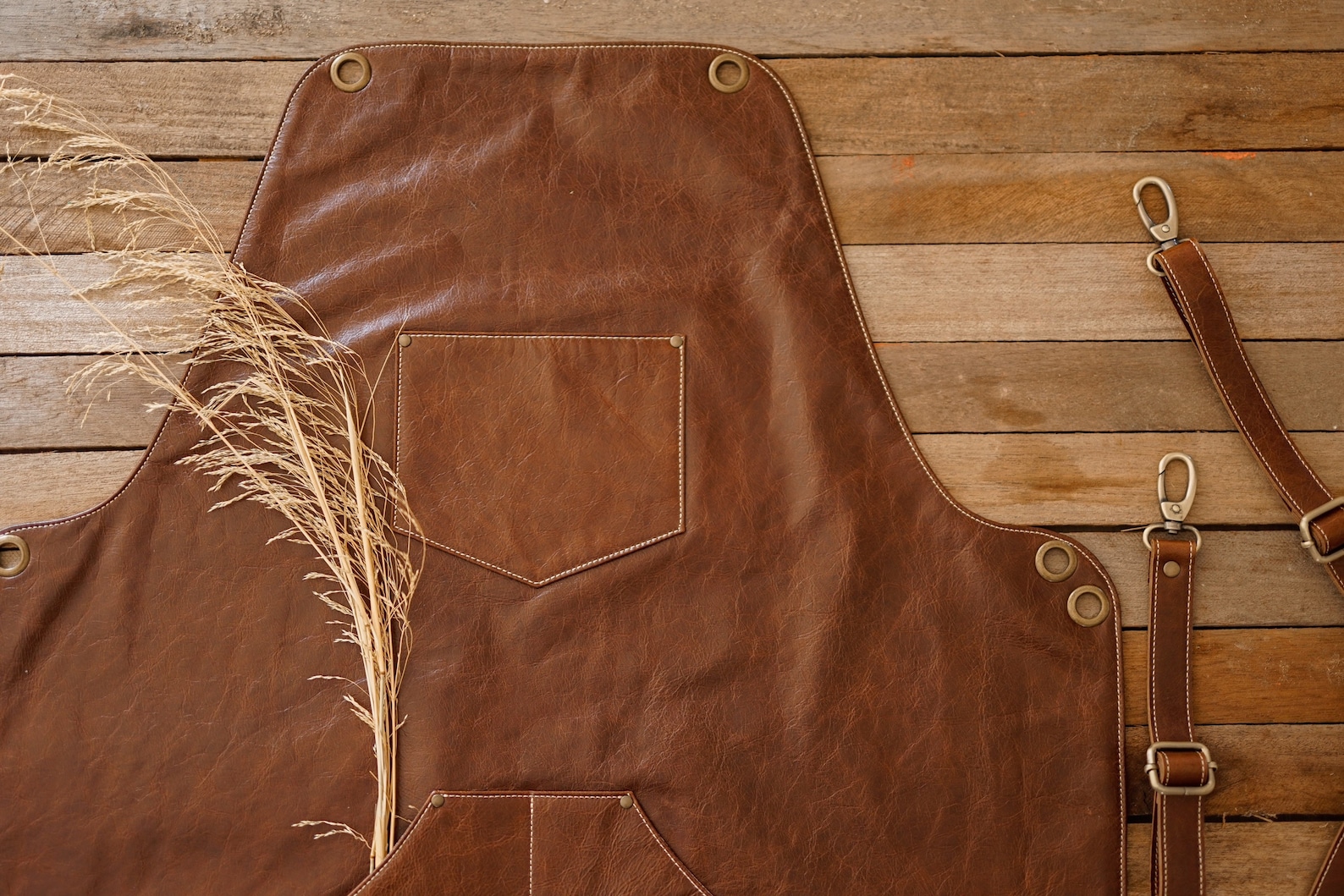 Leather Apron Custom Grill Apron Personalized Gifts Barista Etsy