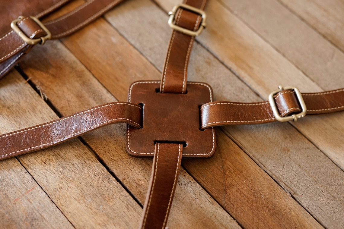 Crossback Apron Straps Leather Cross Back Straps Replacement Etsy