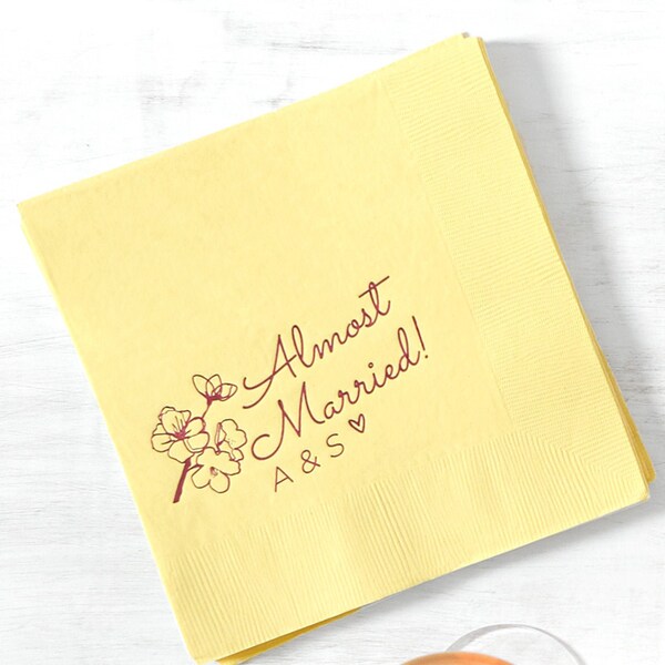 Bridal Shower Napkin Etsy