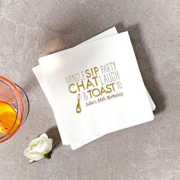 Cocktail Napkins Linen Etsy