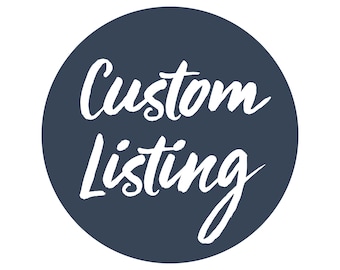 Custom Listing for Pauline Pezina