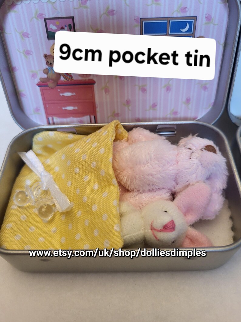 Teddy Bear Dummy Fairy Pocket Tin: Anxiety Support Gift Bild 13