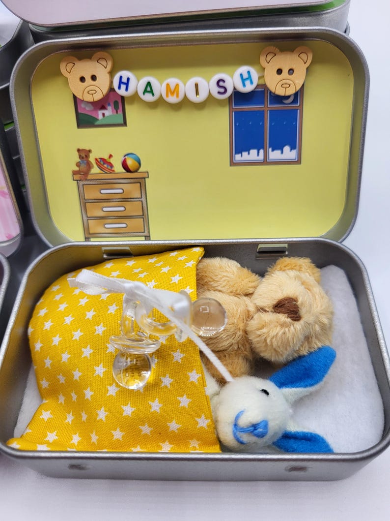 Teddy Bear Dummy Fairy Pocket Tin: Anxiety Support Gift Bild 4