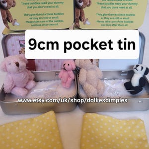 Teddy Bear Dummy Fairy Pocket Tin: Anxiety Support Gift Bild 12