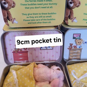 Teddy Bear Dummy Fairy Pocket Tin: Anxiety Support Gift Bild 14