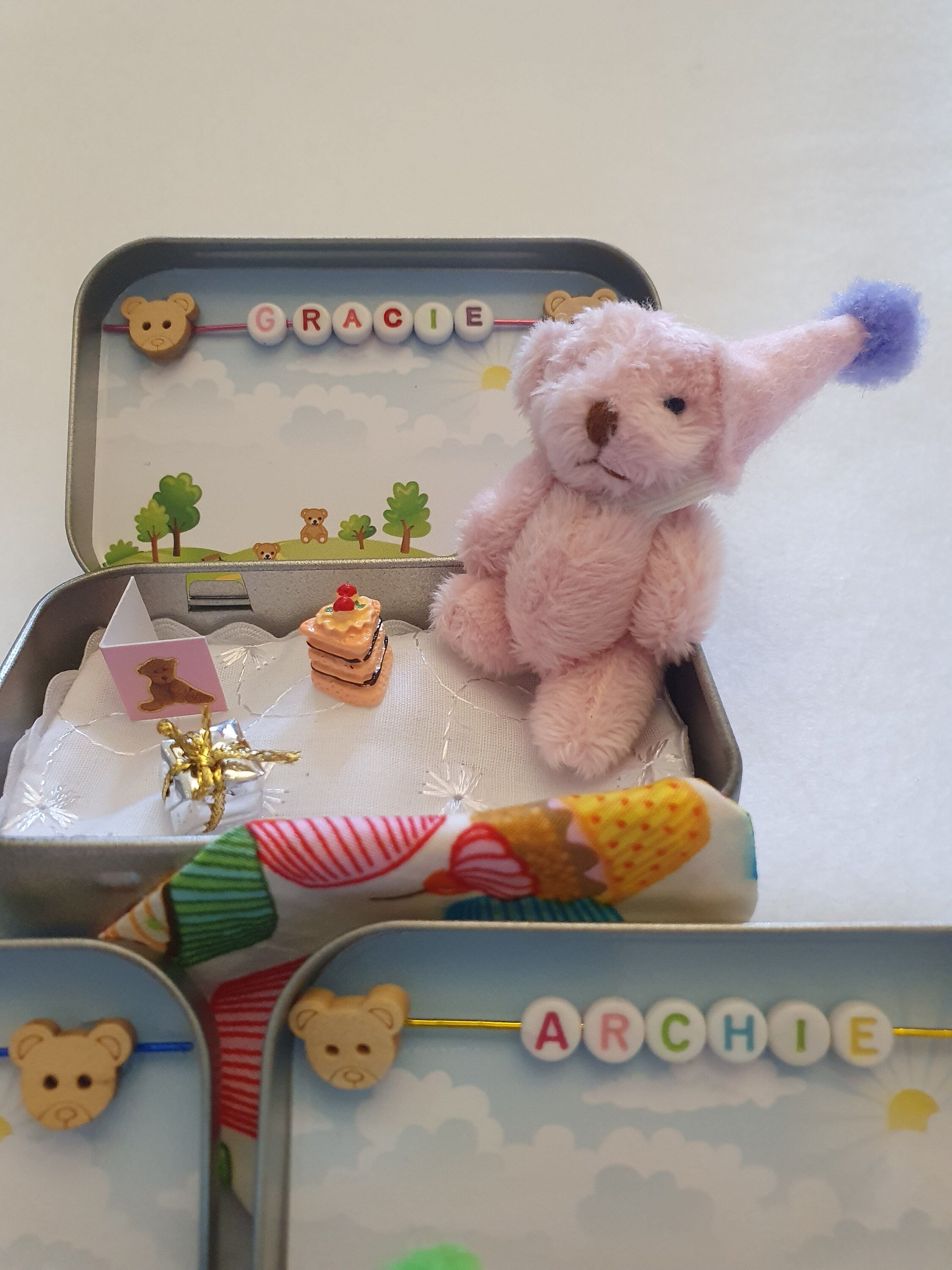 Pocket dolly in a tin Dollies Dimples miniature pocket dolly Etsy