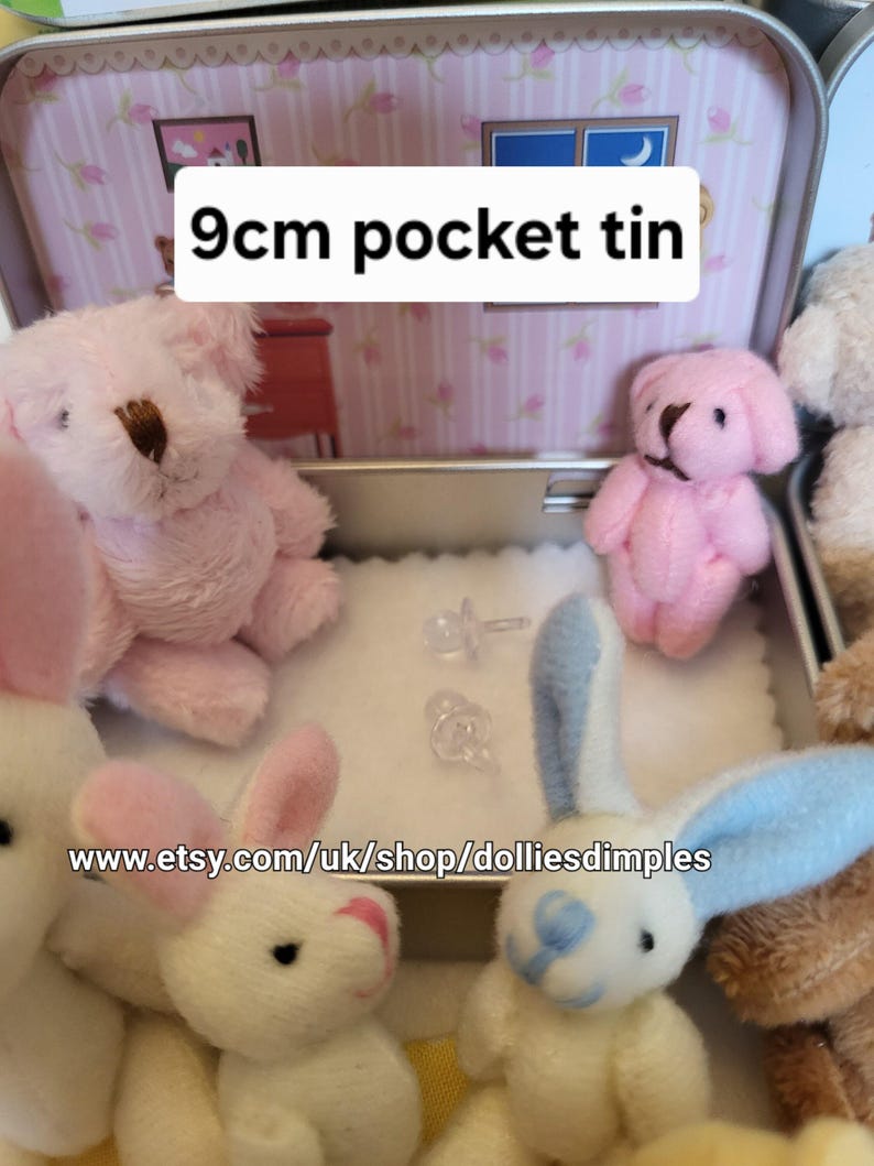 Teddy Bear Dummy Fairy Pocket Tin: Anxiety Support Gift Bild 8