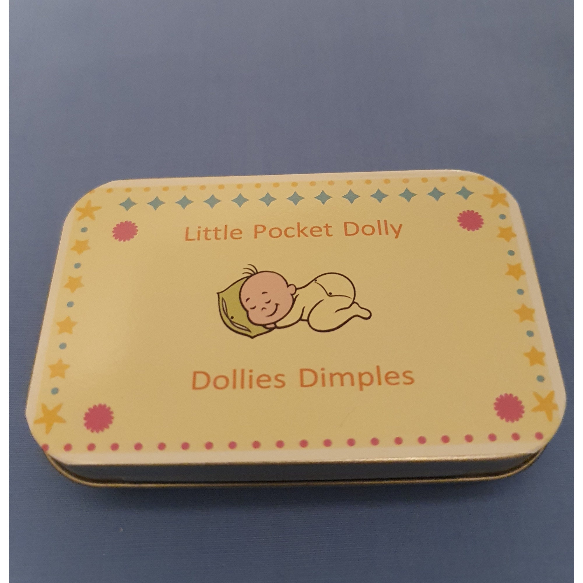Little pocket dolly in a tin Dollies Dimples miniature pocket Etsy