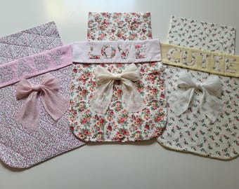 Personalised Quilted Doll Pram Bedding Set | Oeko-Tex Cotton, Custom Name (UKCA Tested)