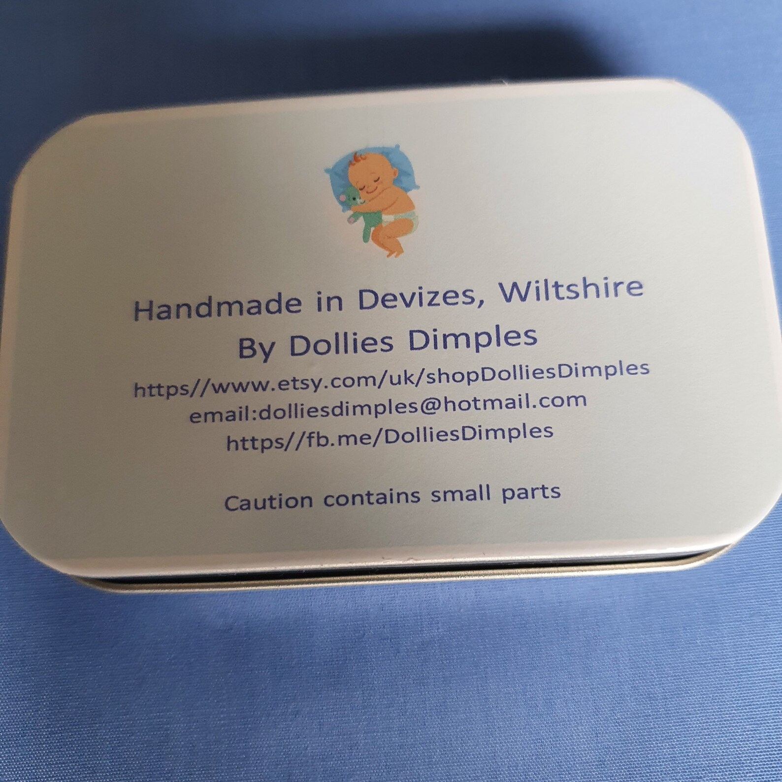 Little pocket dolly in a tin Dollies Dimples miniature pocket Etsy