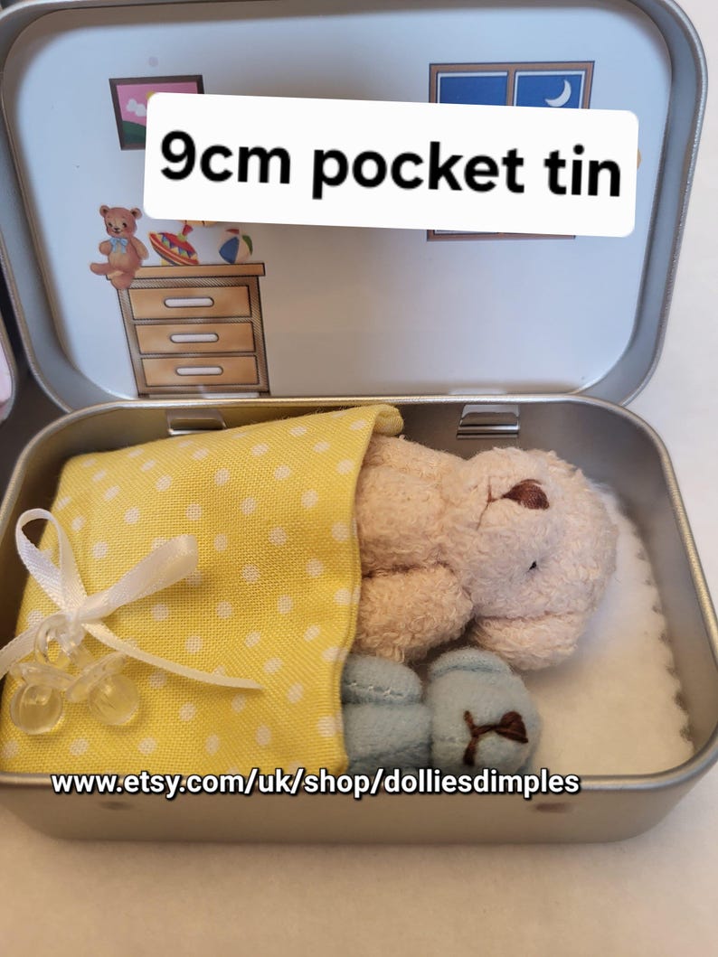 Teddy Bear Dummy Fairy Pocket Tin: Anxiety Support Gift Bild 9