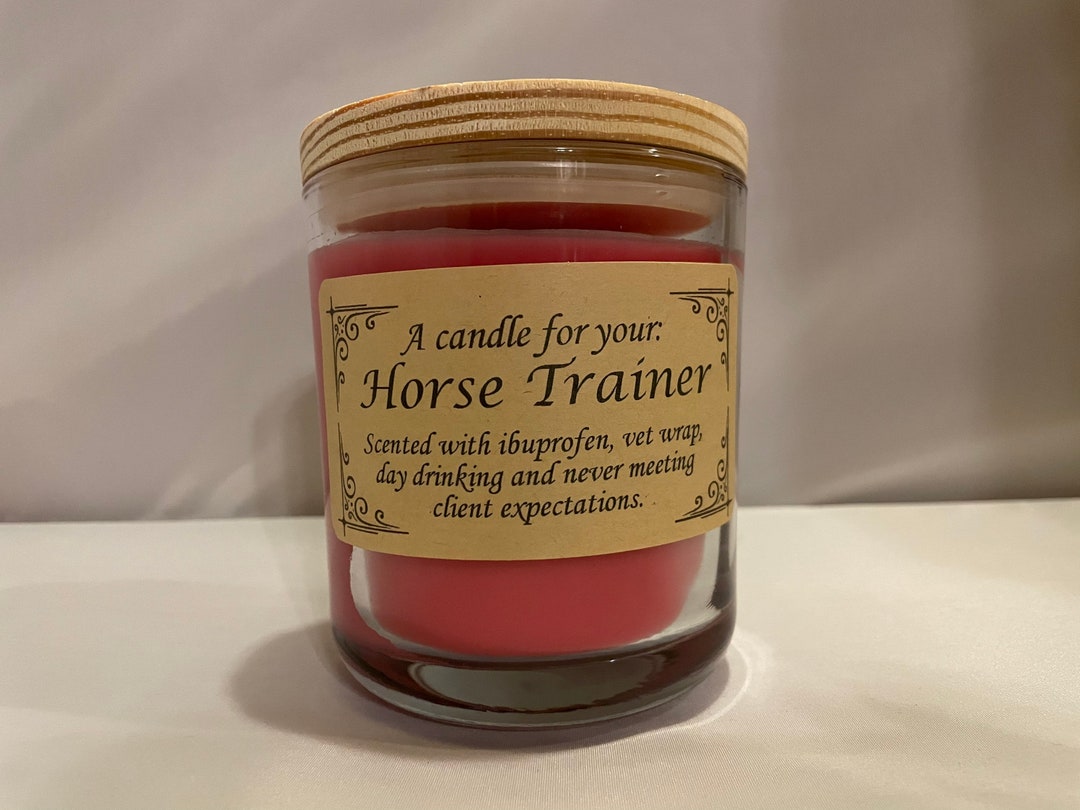Funny Candle for Your Horse Trainer Best Gift Ever 2 Scents to Choose From Etsy