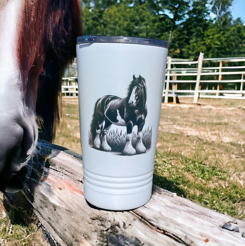 Polar Camel Clydesdale Travel Mug