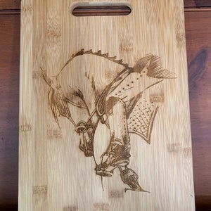 Dressage Horse Cutting Board