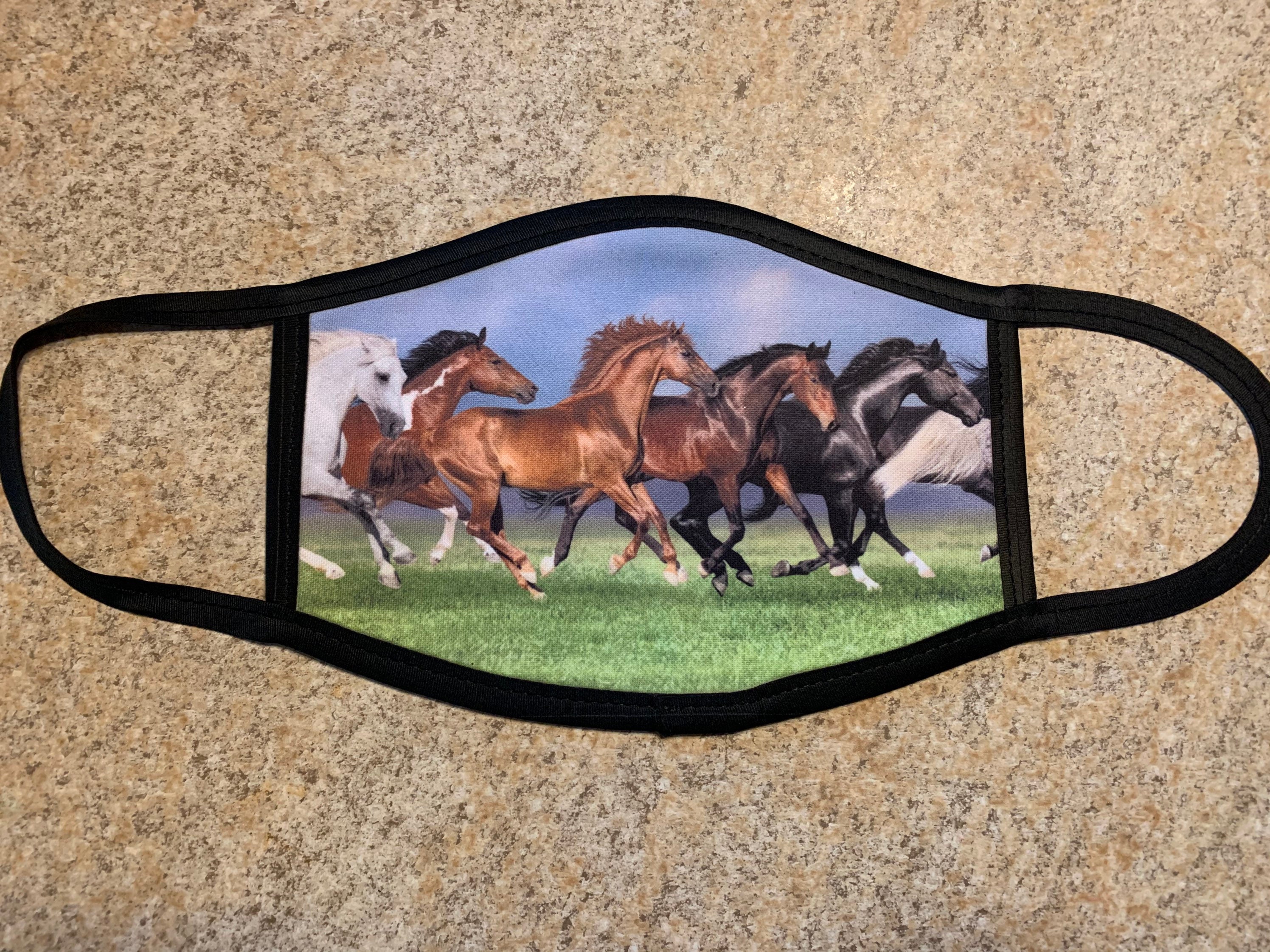 Horse face mask Etsy