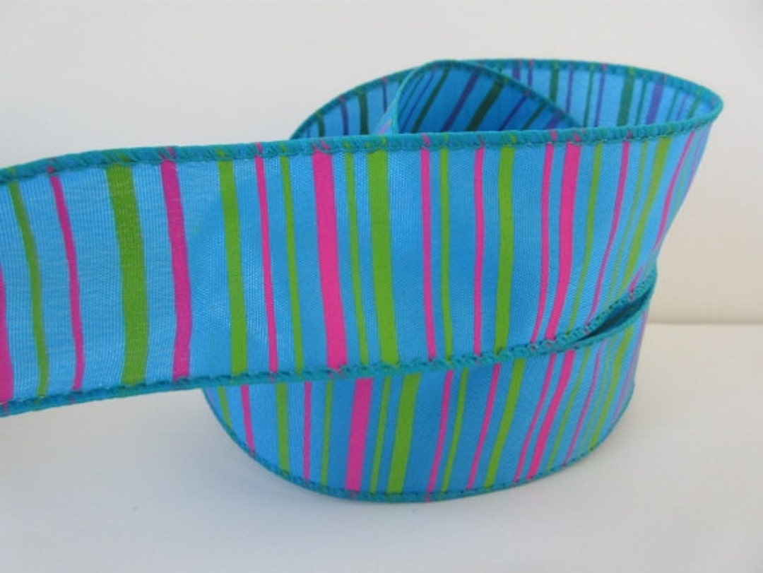 Multicolor Spring Ribbon 20% DISCOUNT Wired 1 1/2