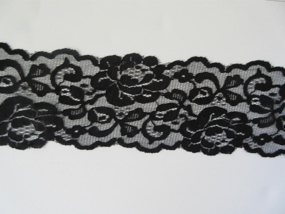 Black lace for sewing deals