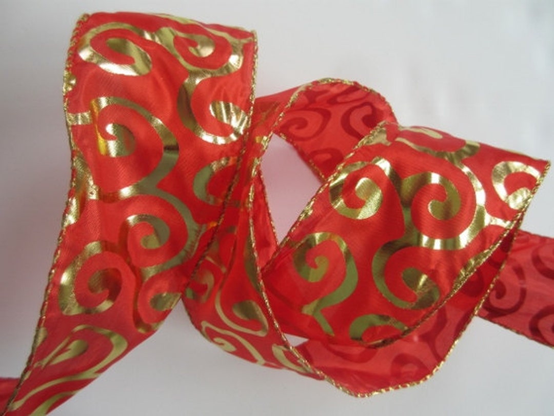 Cotton Ribbons - Rose Gold Ribbon - Gold Ribbon - Natural Cotton Ribbon -  Metallic Ribbons - Loose Weave - DRITTOFILO - 3/8 Cotton Ribbons