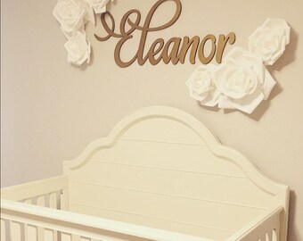 boy name sign large capital letter name wooden letters with etsy