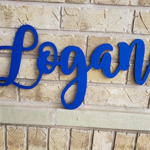 Custom Wood Name Sign: Baltic Birch Nursery Wall Decor