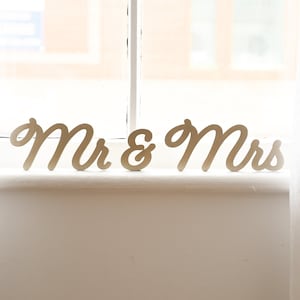 Decoración de mesa con forma de corazón, letrero de boda de Sr. y Sra. para decoración de mesa de recepción, letras independientes, Sr. y Sr., Sra. y Sra., letreros de boda