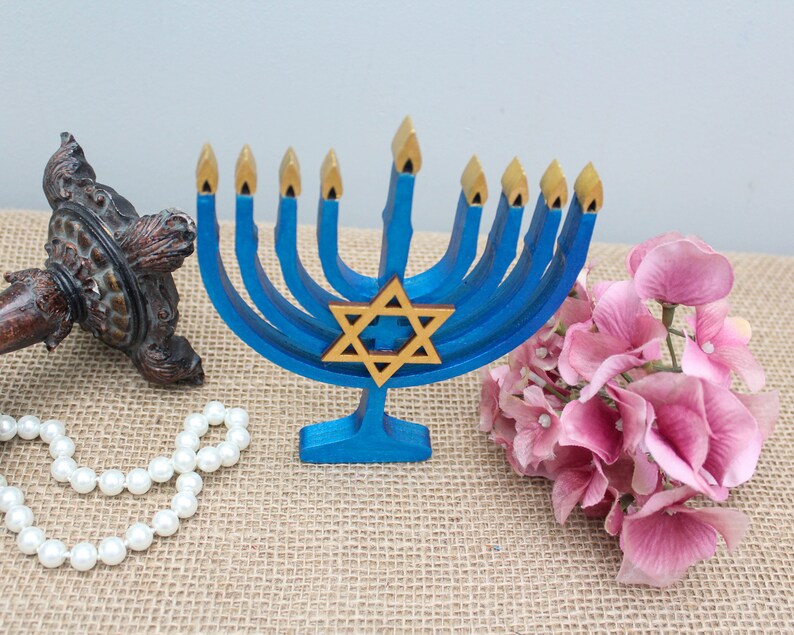 Hanukkah Decor Menorah Decoration Jewish Home Decor Gifts Etsy