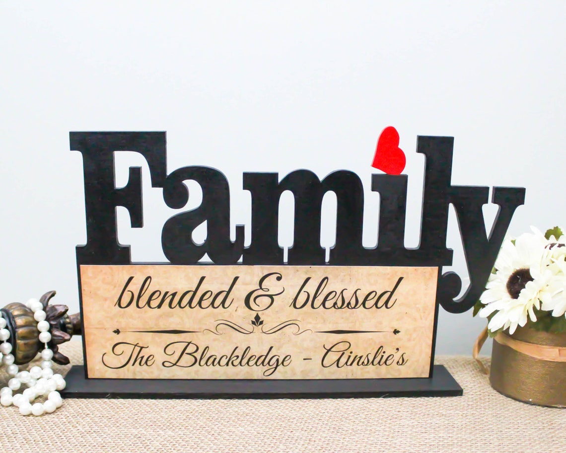 Personalized Mother's Day Gift Blended Family Gift Idea Etsy