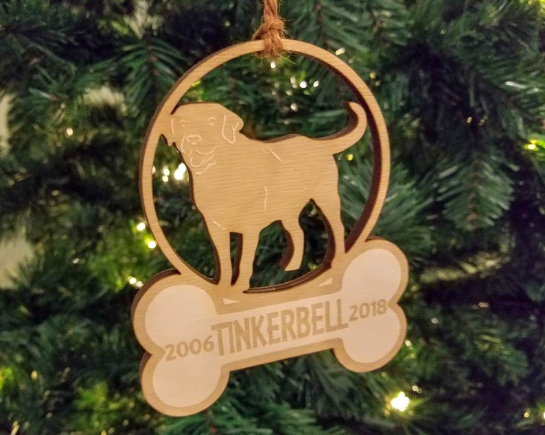 Personalized Pet Ornament Custom Dog Breed Ornament Dog | Etsy