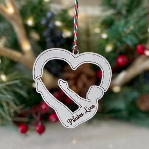 Pilates Gift, Pilates Christmas Ornament, Pilates Present, Exercise Instructor, Pilates Lover Gift, Pilates Christmas Tree Ornament