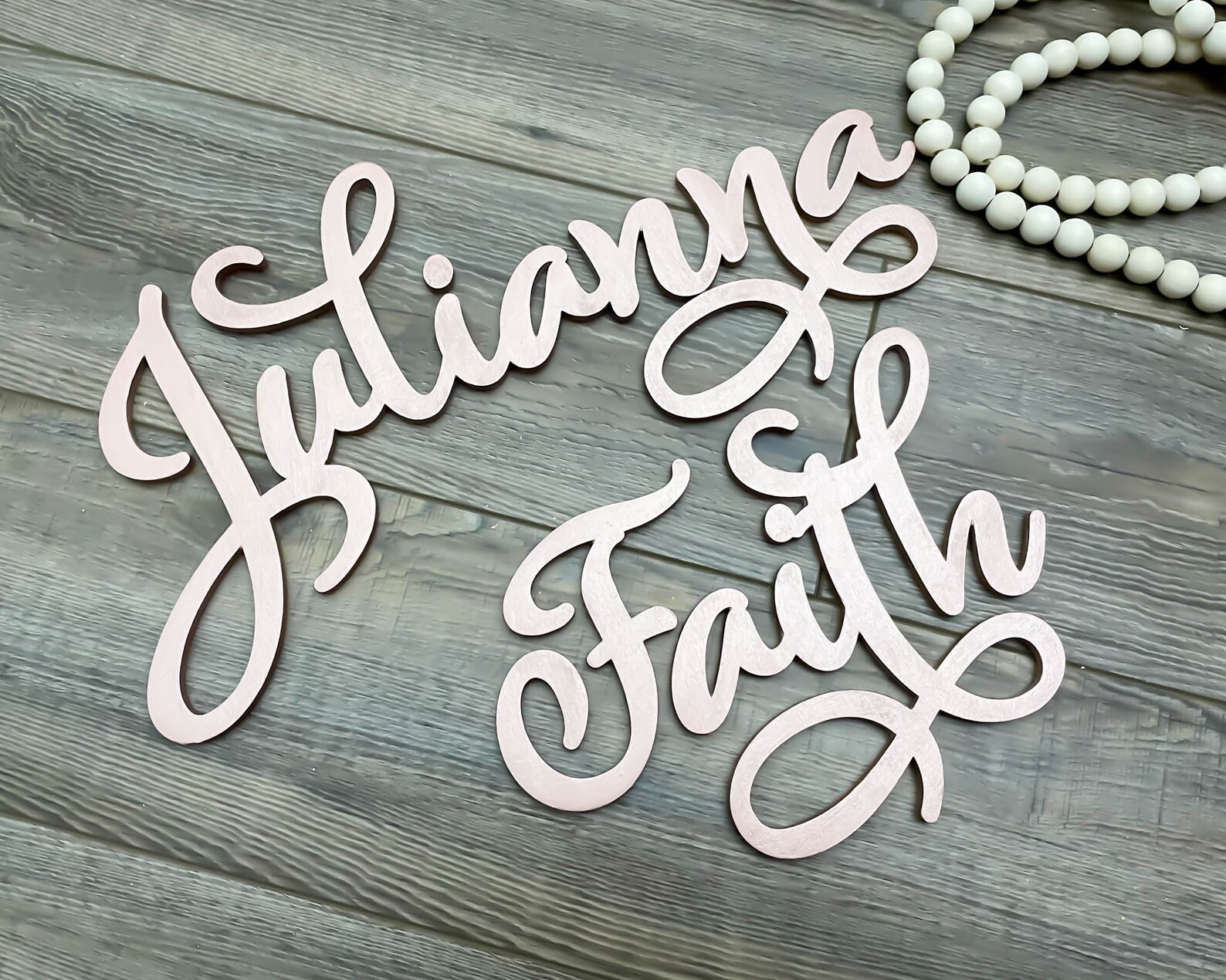 Personalized Wall Name Sign First and Middle Name Baby Etsy Canada