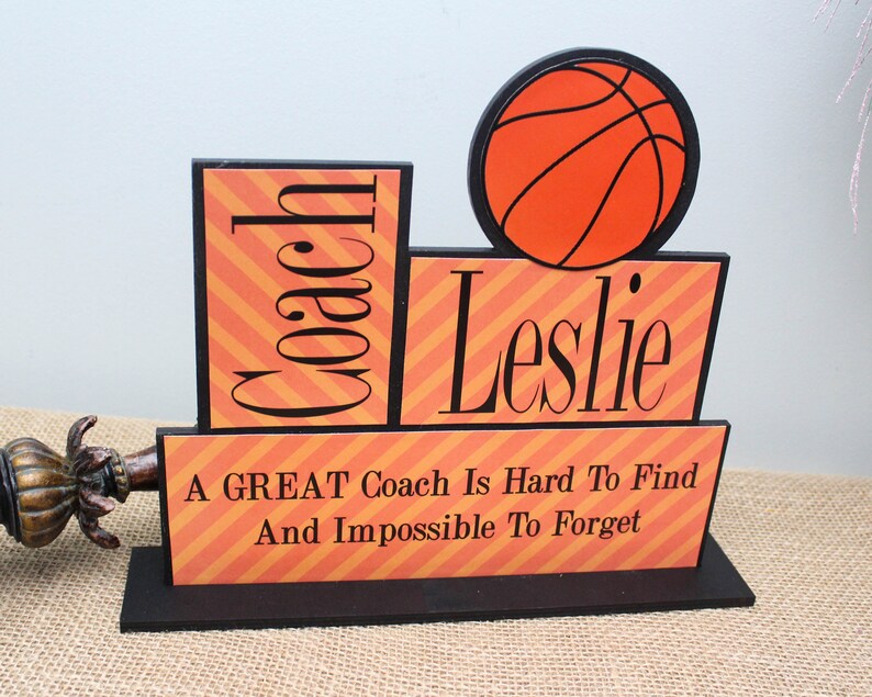 Basketball Coach Gift Baseball Coach Gift Basketball Etsy