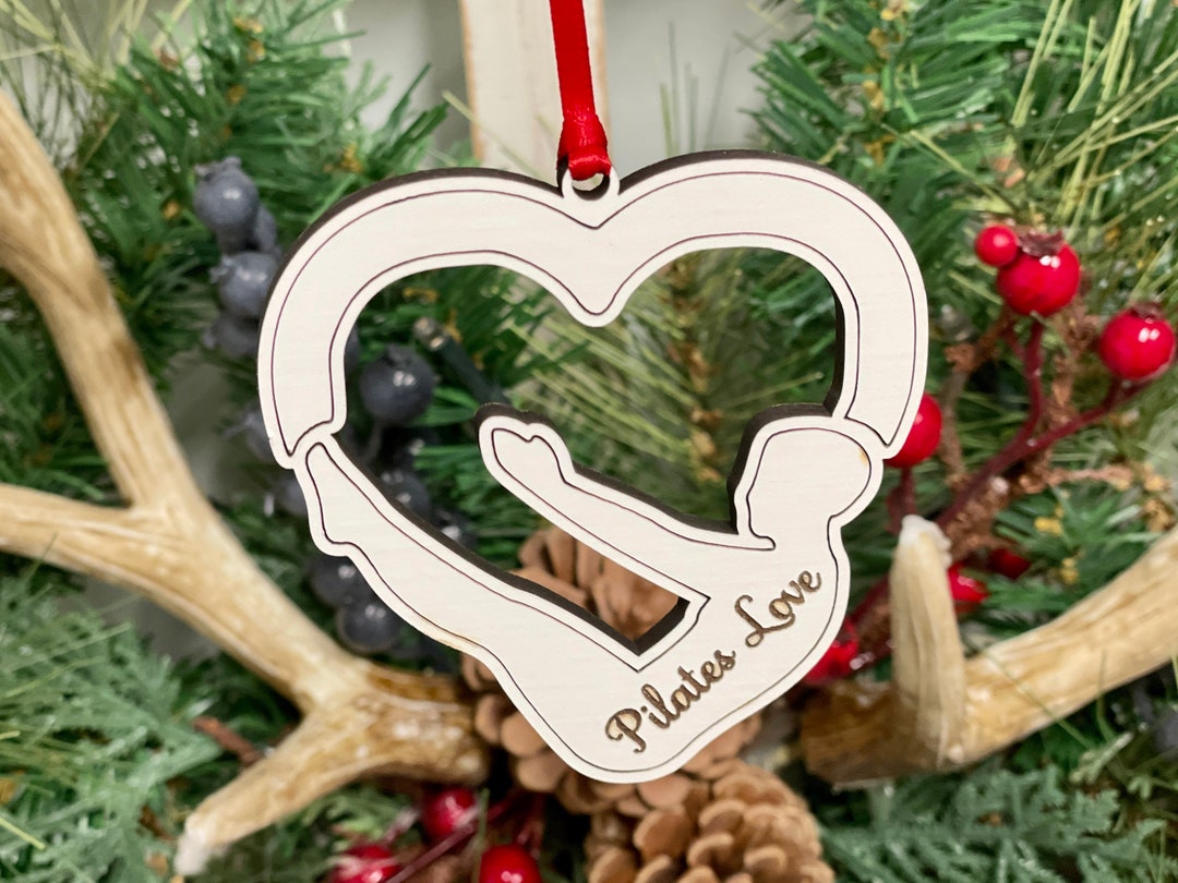 Pilates Christmas Ornament 