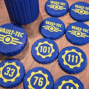 Fallout Vault-Tec Pattern Weight Set 2oz each 11 33 111 76