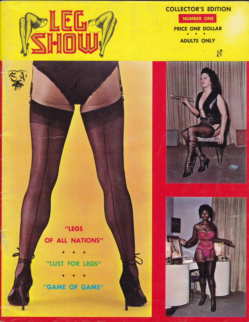 Mature Leg Show 1960s Pinup Magazine Vintage High Heels And Etsy