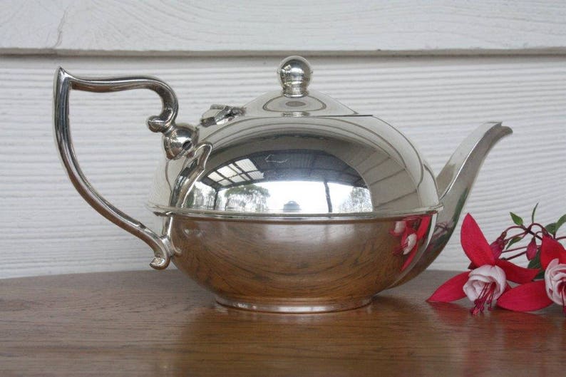 Silver Plate Teapot Epns A1 Angus Coote High Tea Cottage Etsy