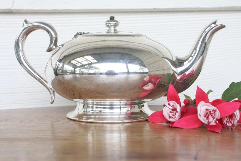 teapots,high tea Tea elegance charm on s//steel or silver plate