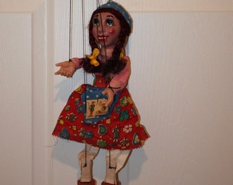 Vintage Fortune Teller Marionette