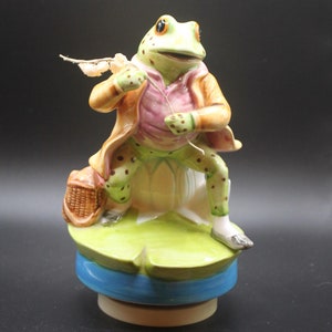 The Tale of Jeremy Fisher, Frog by Schmid, Music Box 1977