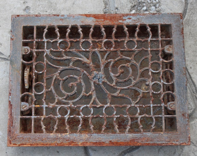 Cast Iron Floor Grate Furnace Grate Etsy