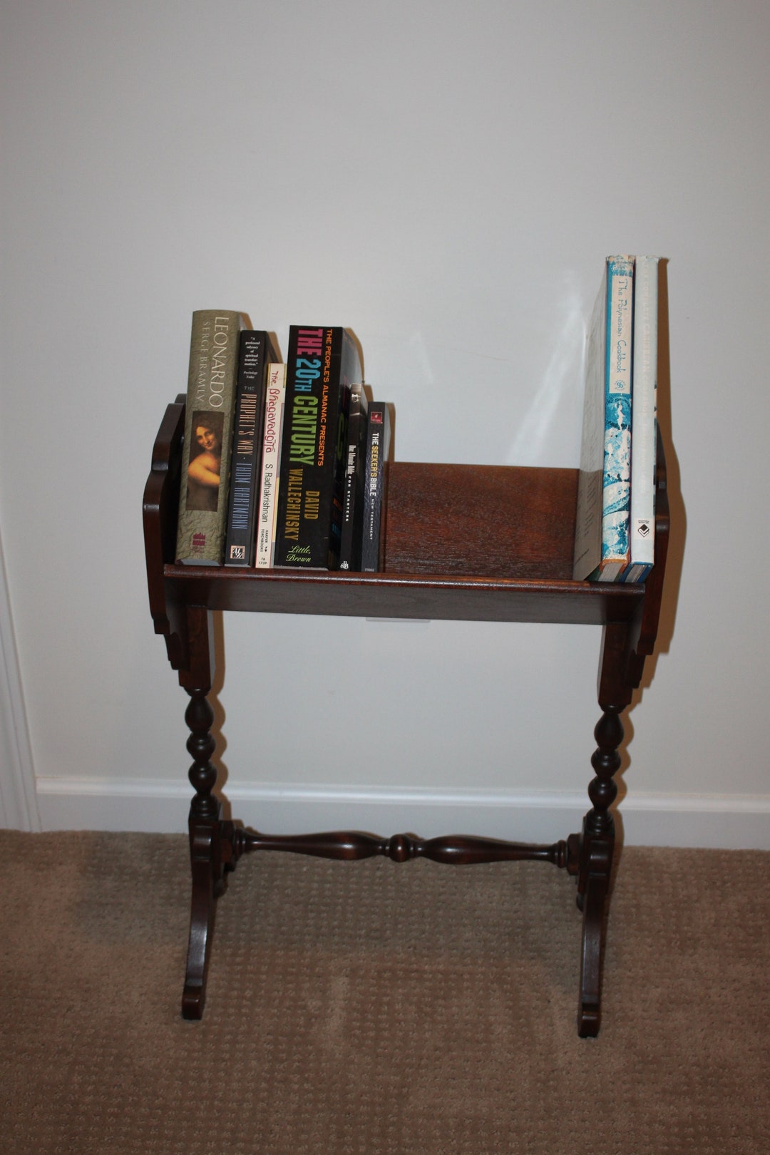 Library Style Book Shelf Standing Bookcase Standing Shelves Etsy