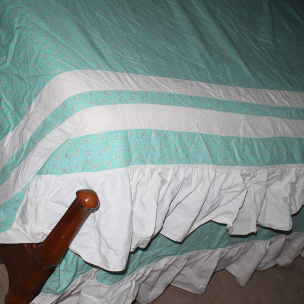 Ruffle Bedspread Etsy