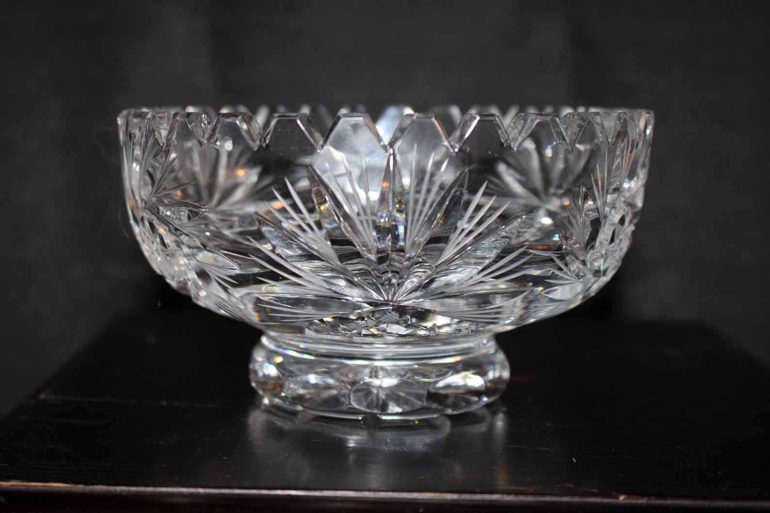 Lausitzer Crystal Bowl German Democratic Republic Lead Etsy