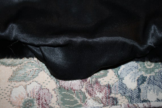 Vintage Soft Black Fur Cape - image 5