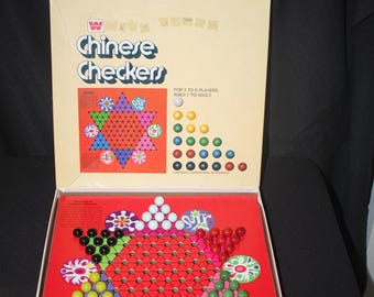 Vintage Chinese Checkers - Etsy