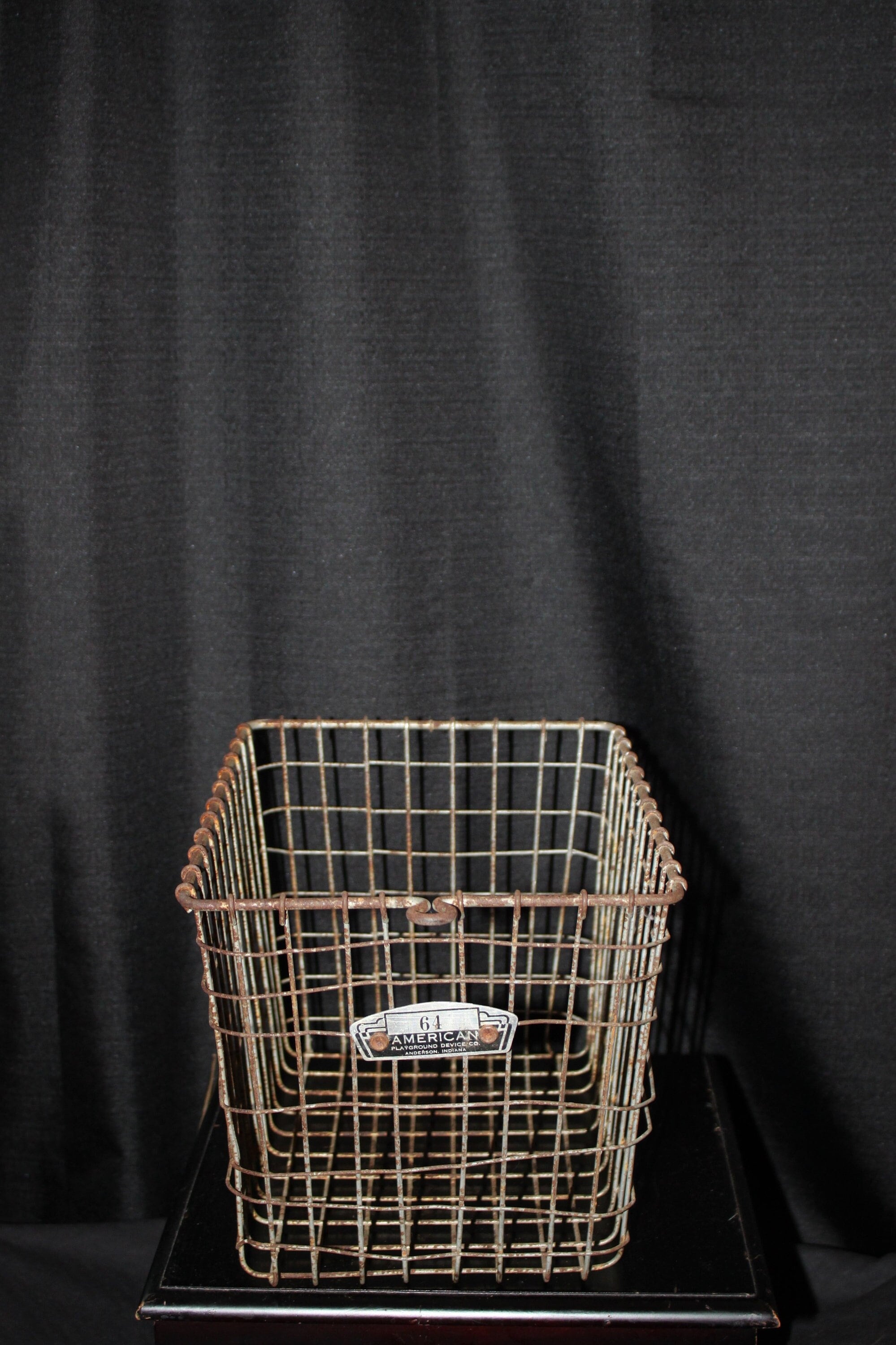 Vintage Metal Wire Locker Basket, Gym Basket, Pool Storage - Etsy