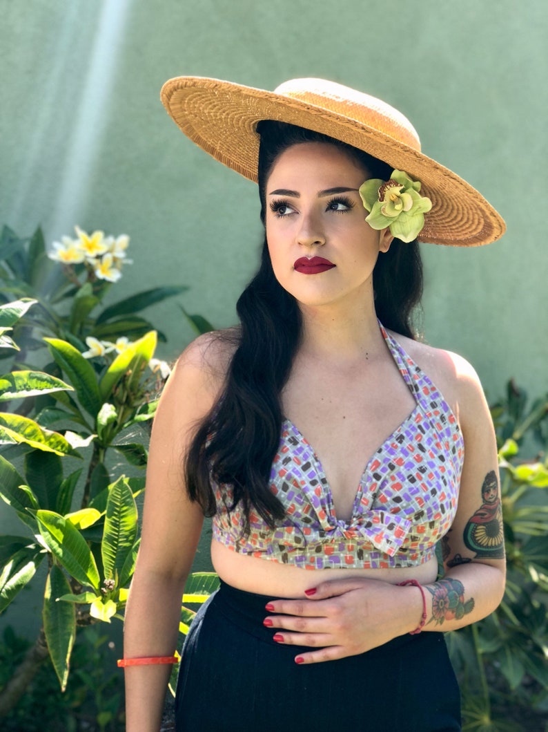 1940s Inspired Halter Top