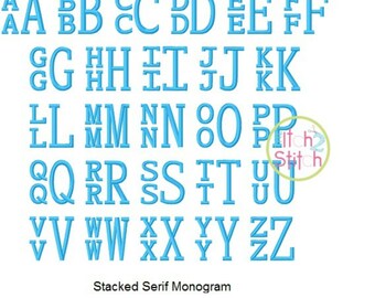 Monogram Fonts in Detail