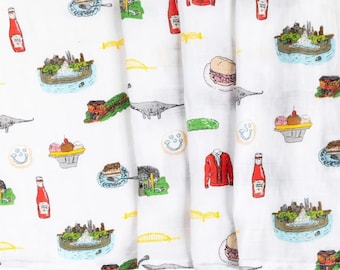 Pittsburgh Baby Swaddle