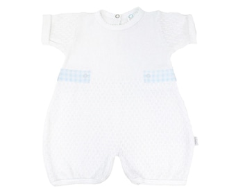 Paty Bubble with Blue Gingham Side Tabs